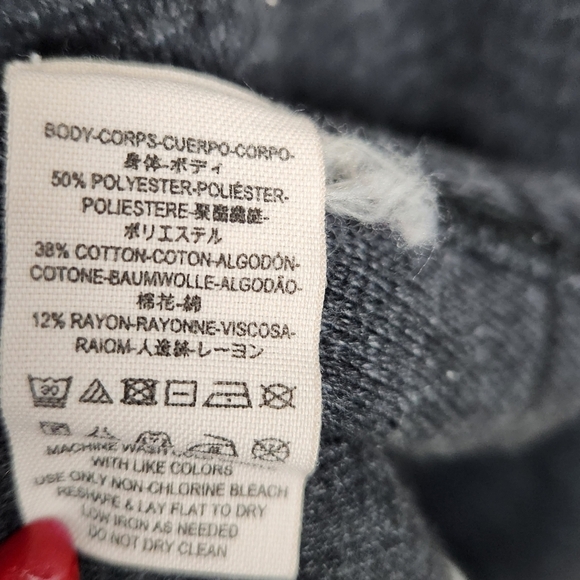 We The Free Charcoal Heathered Gray Turtleneck Open Back Long Sleeve Top Size XS - Picture 10 of 10